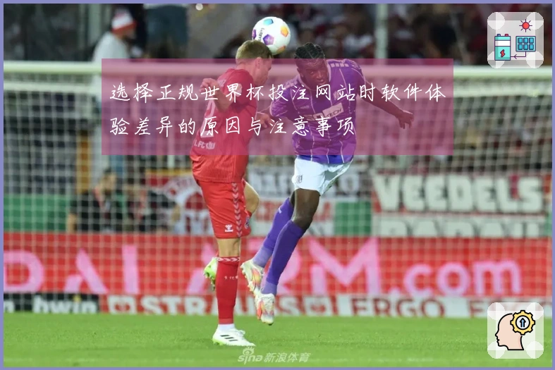 选择正规世界杯投注网站时软件体验差异的原因与注意事项