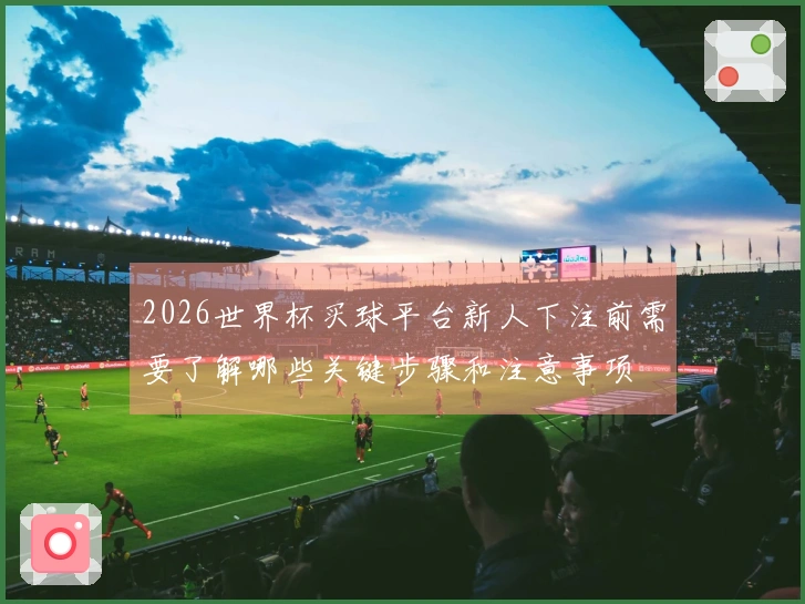 2026世界杯买球平台新人下注前需要了解哪些关键步骤和注意事项