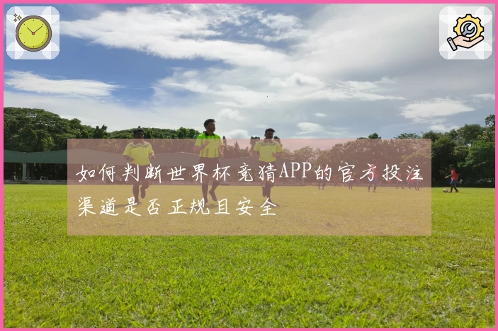如何判断世界杯竞猜APP的官方投注渠道是否正规且安全
