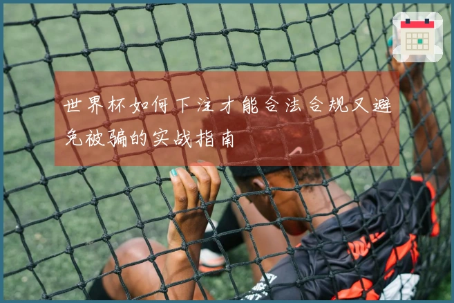世界杯如何下注才能合法合规又避免被骗的实战指南